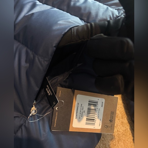 THE NORTH FACE 💅❄️ Metropolis Summit Navy Blue 600 Down Parka Coat Plus Size 2X - Picture 11 of 16